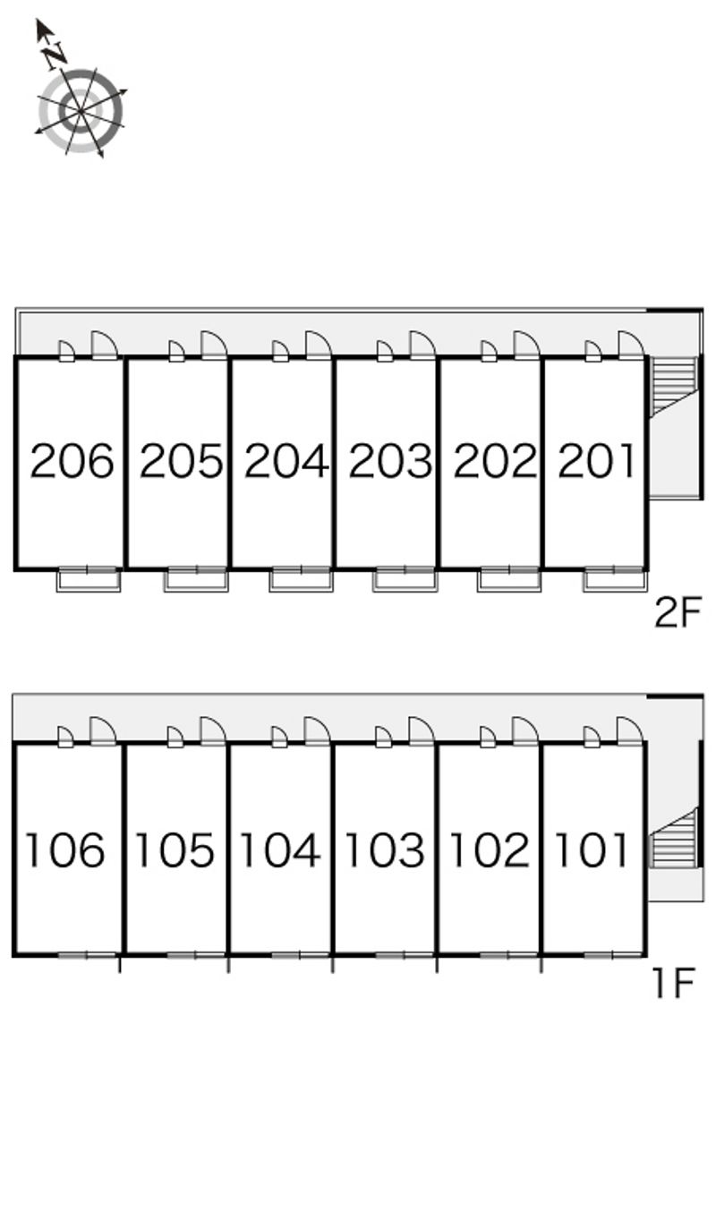 レオパレスコンフォート鶴見 間取り配置図
