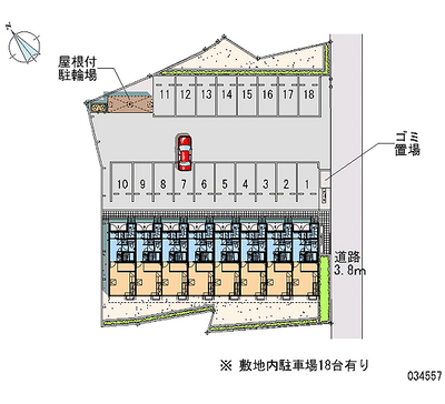 34557 Monthly parking lot