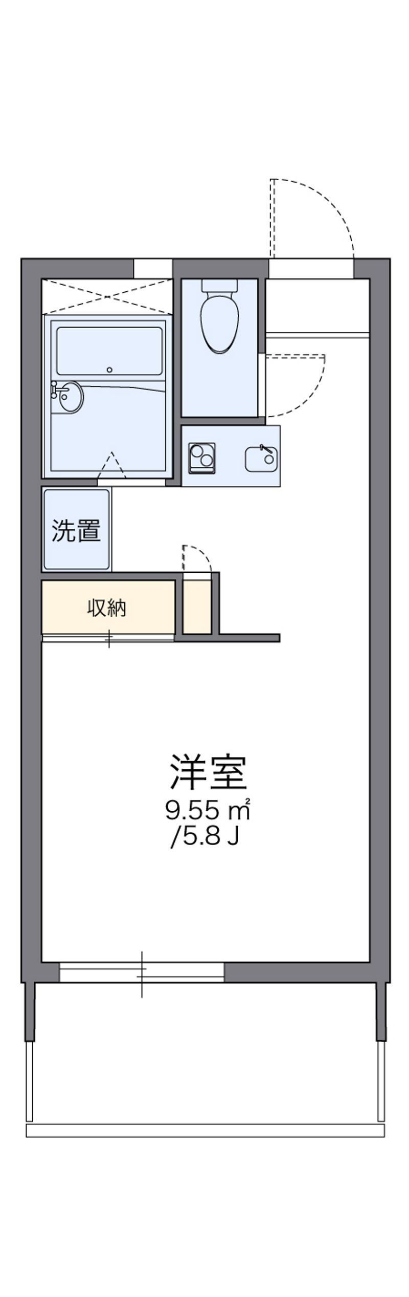 レオパレス宇多津 間取図