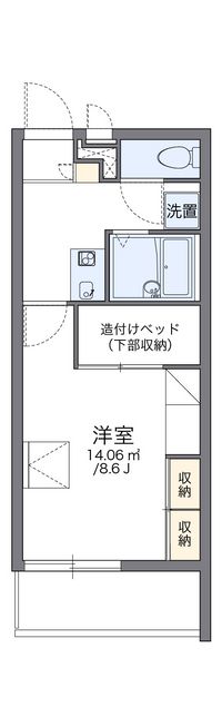 レオパレスコムフィー鶴見 間取り図