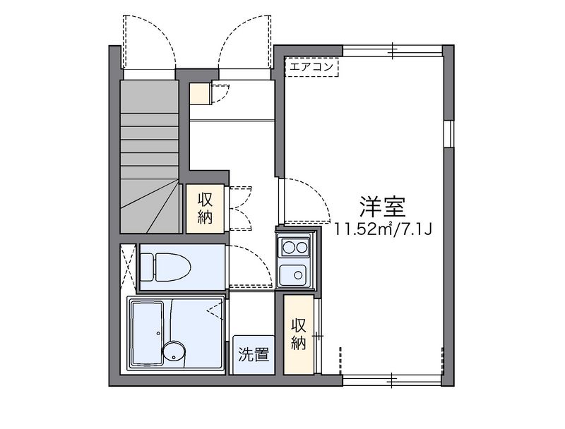 レオネクストアローステージⅡ 間取図
