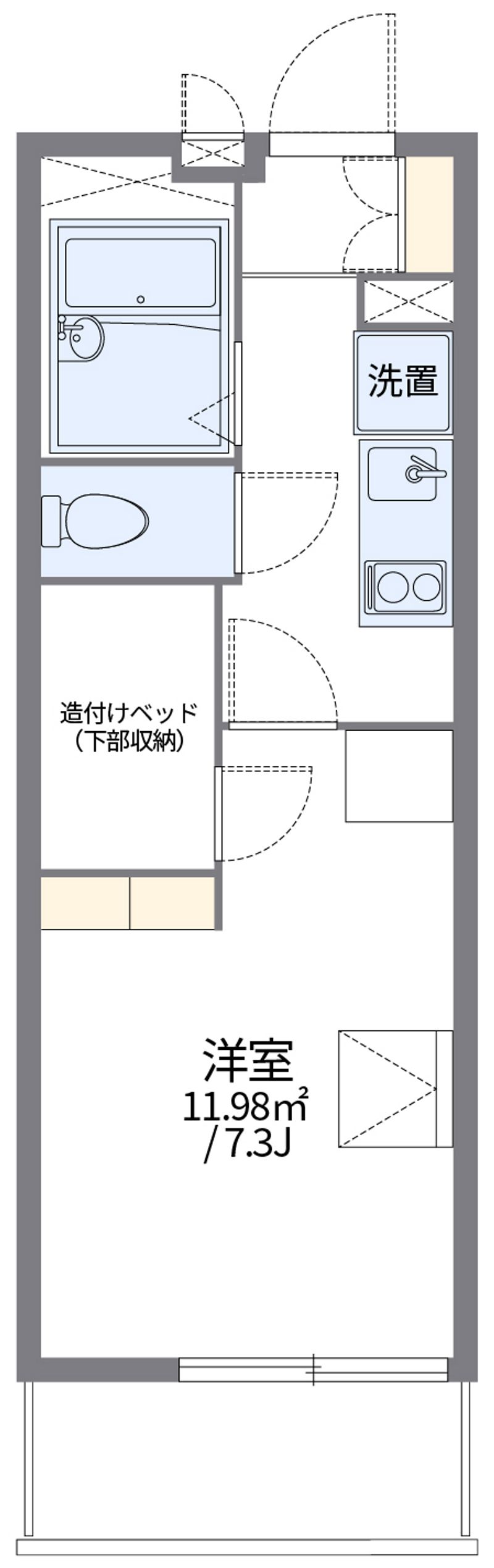 レオパレスＳｅｖｅｎ＆Ｆｉｖｅ 間取図