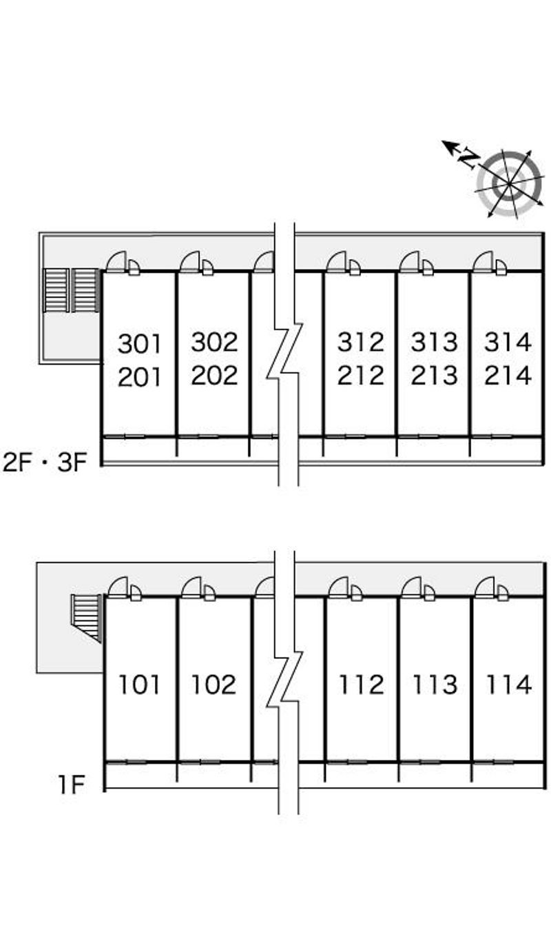 レオパレスＤＯＭ 間取配置図