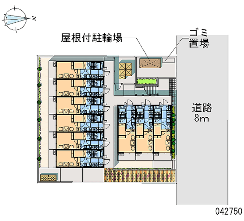 レオパレス駅東 区画図