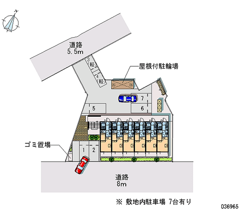 36965 Monthly parking lot