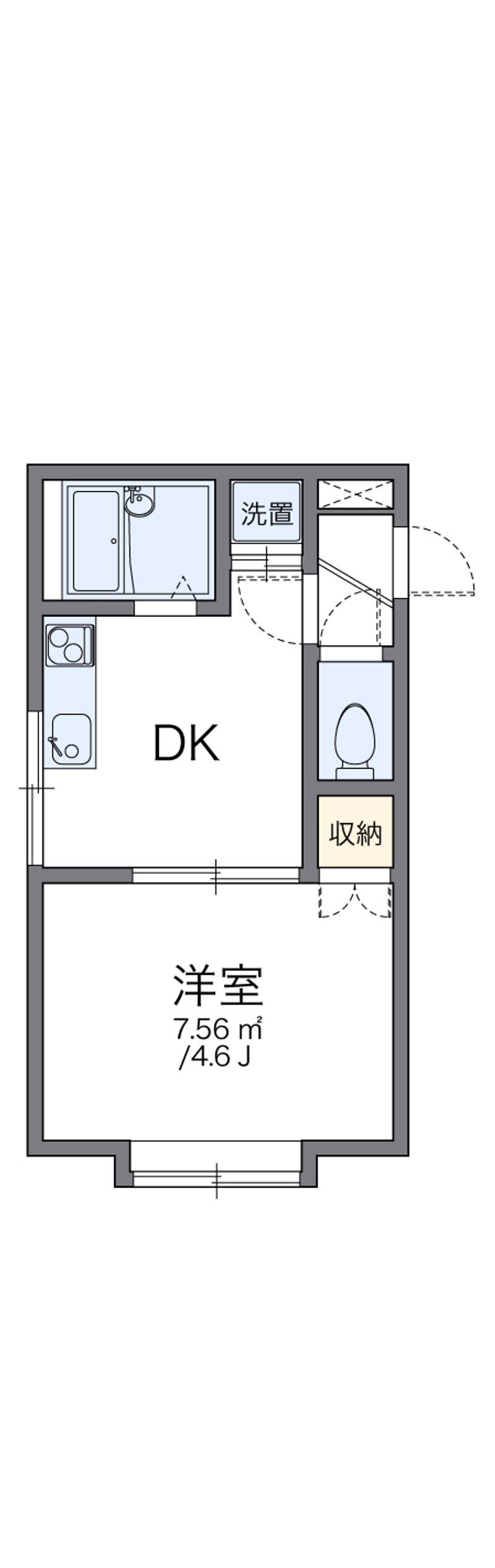 レオパレス千歳町第１Ａ 間取図