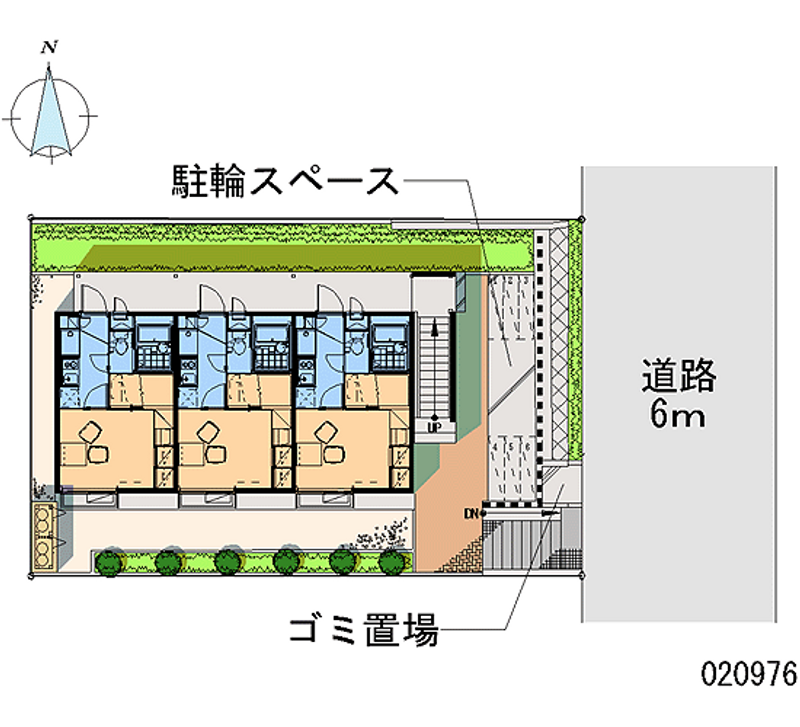 レオパレス昴 区画図