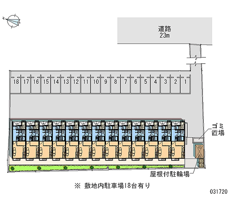 レオパレスパレスマンションⅤ 月極駐車場