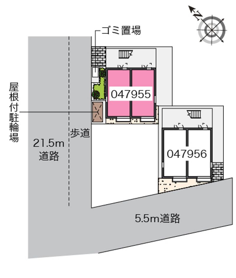 レオネクストＷａｇａｎｓｅ　Ａ 配置図