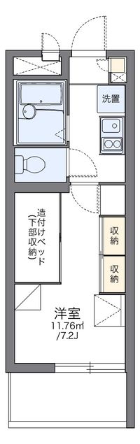 レオパレス美風 間取り図