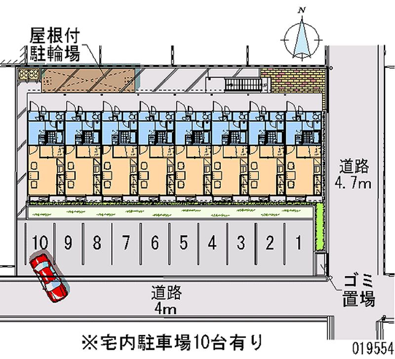 19554月租停車場