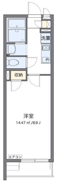 クレイノシャトーブランカⅡ 間取り図