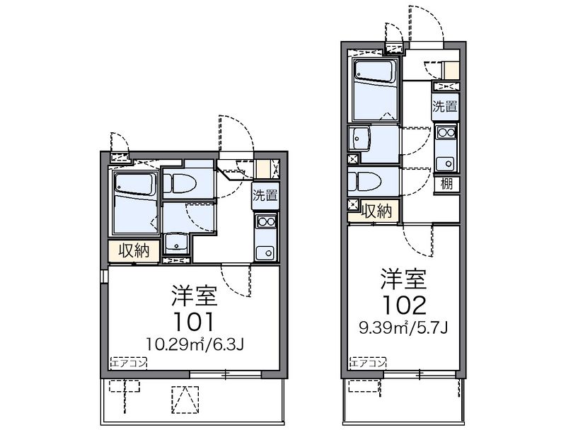 レオネクストブリーズドゥメール 間取図