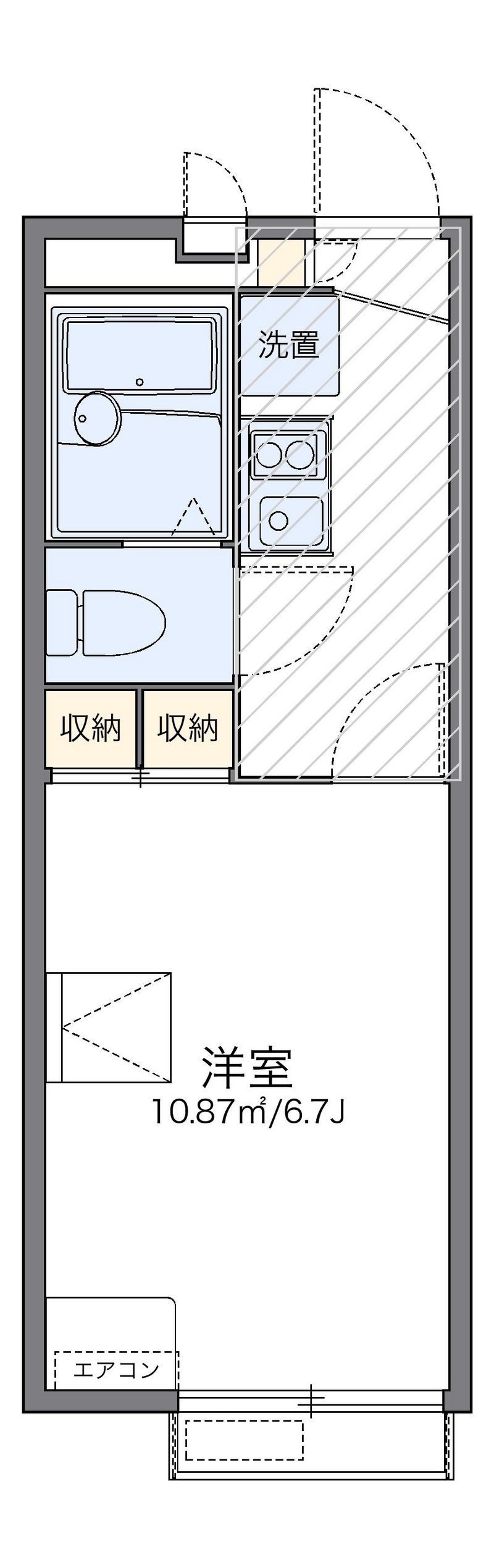 レオパレスＫ＆Ｈ 間取図