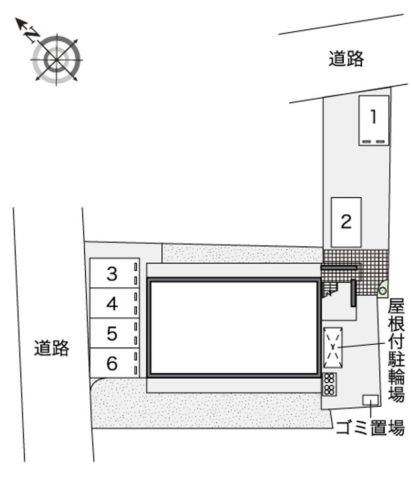 レオネクスト新町 駐車場