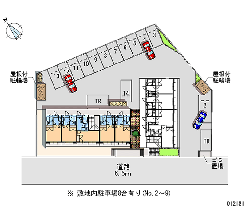 レオパレス宝Ａ 月極駐車場