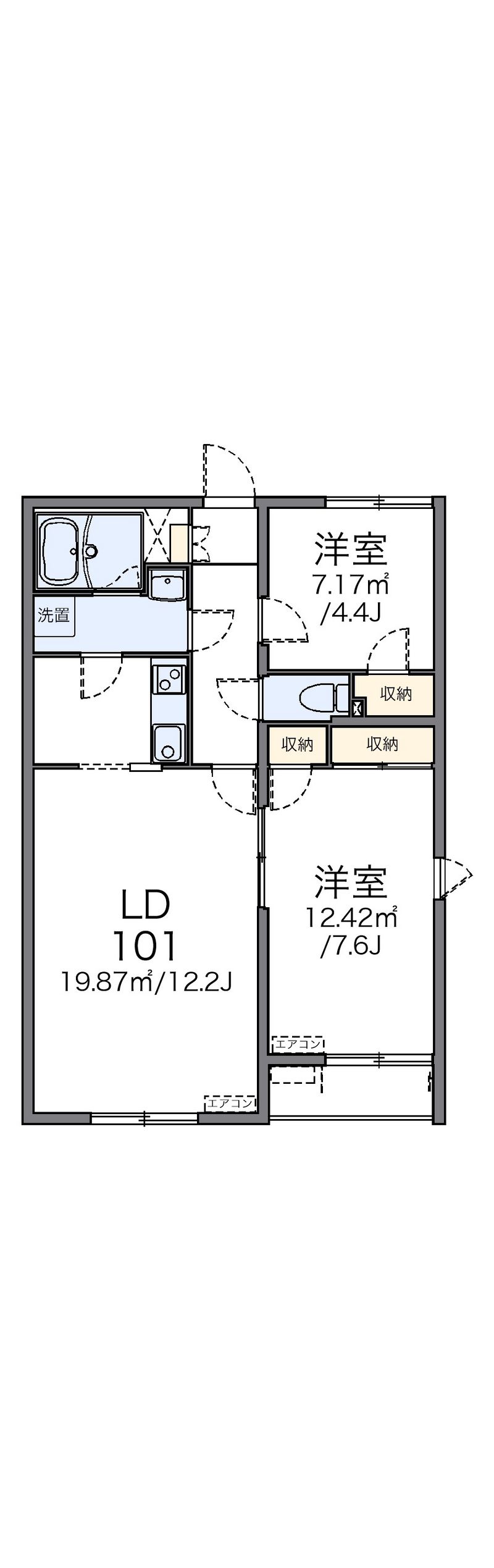 レオネクストソシア野遠 間取図