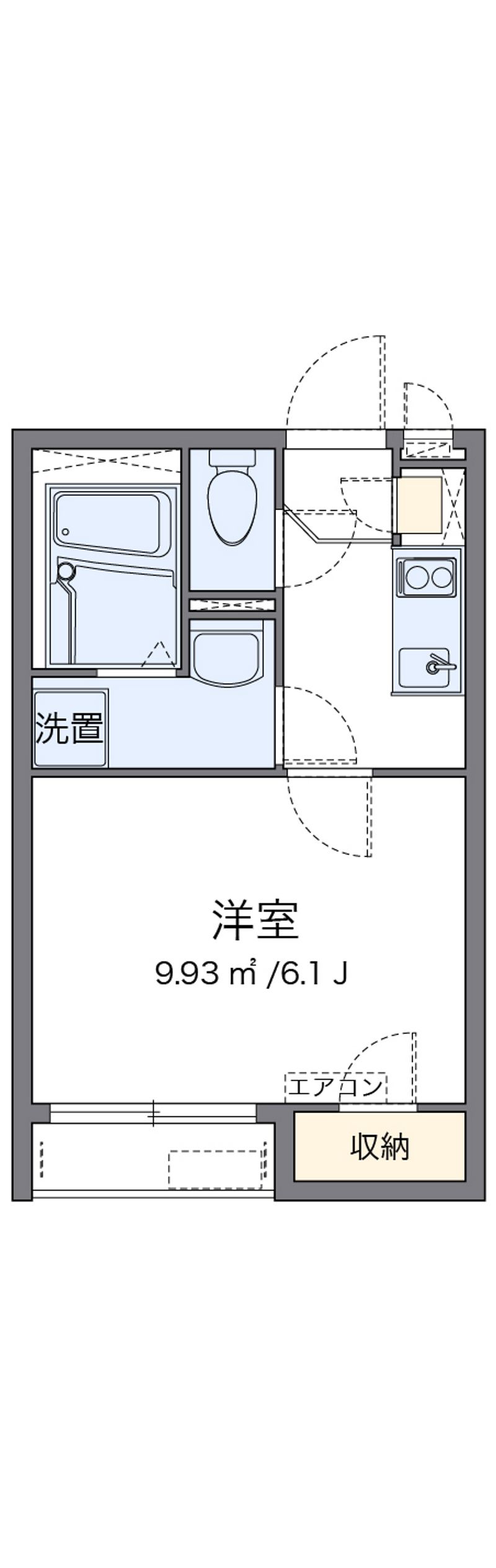 クレイノＴＡＧＯ 間取図