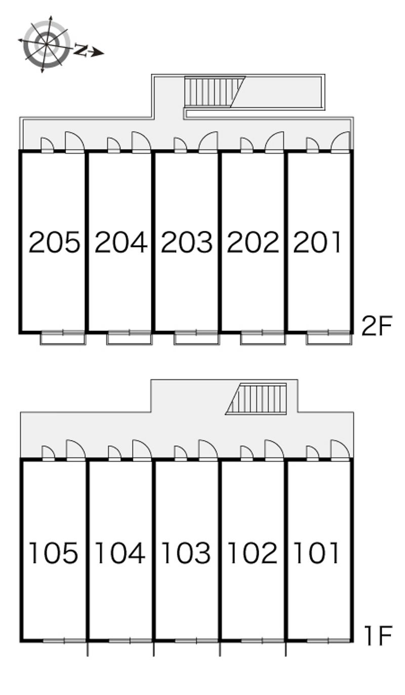 レオパレスアンマートⅡ 間取り配置図