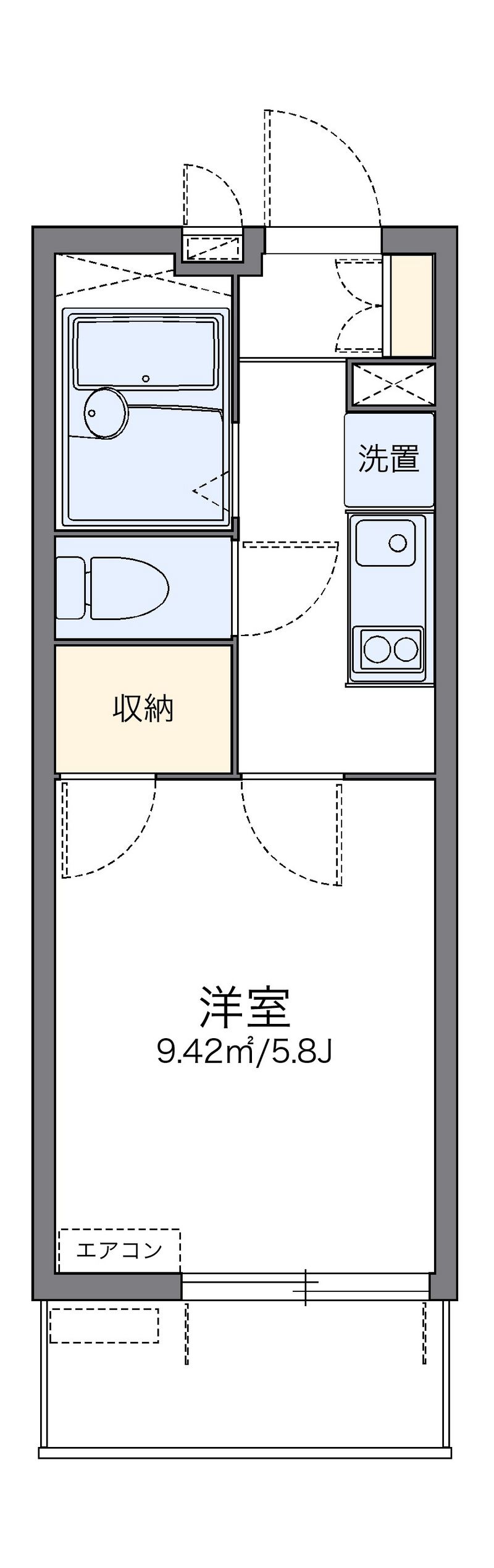レオパレスＲｅｉ 間取図