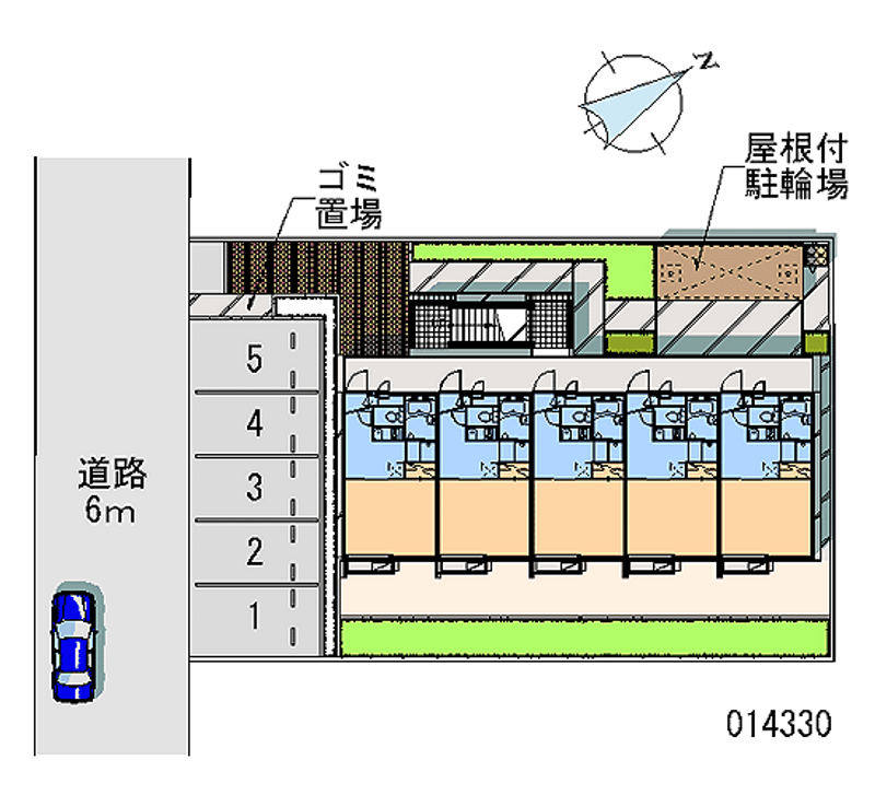 レオパレスナイス 月極駐車場