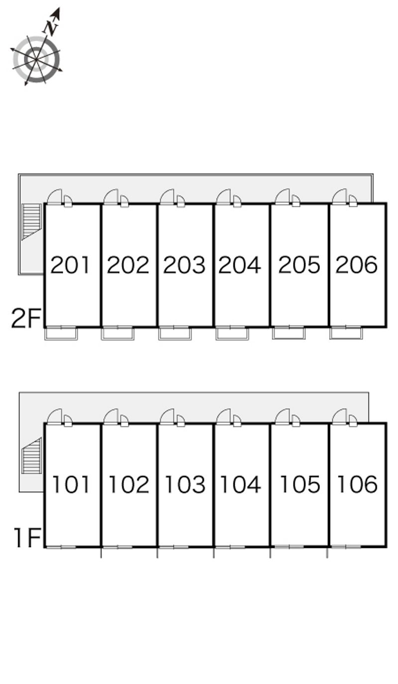 レオパレスシルフィー 間取り配置図