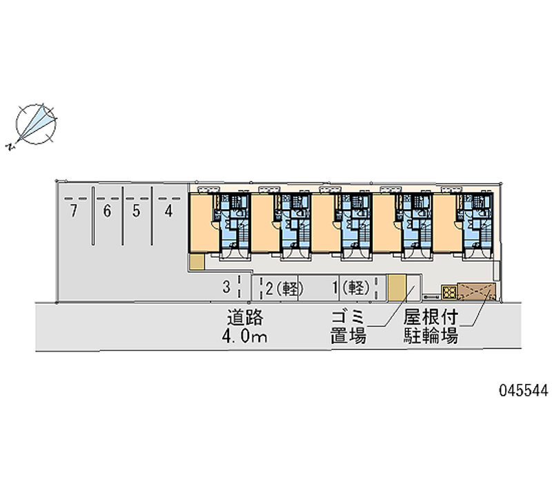 45544 bãi đậu xe hàng tháng