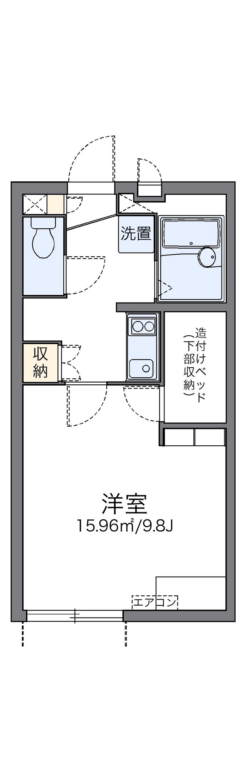 レオネクストＭ５５ 間取図