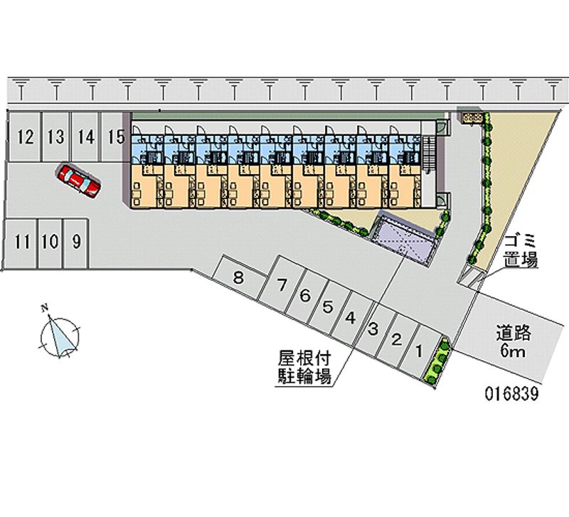 16839月租停车场