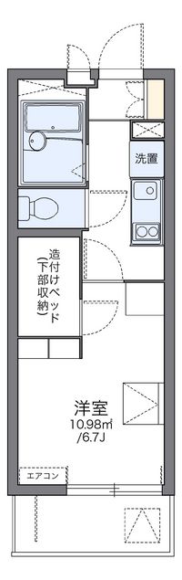 レオパレス伊勢吉 間取り図