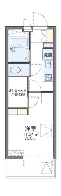 レオパレス南大和田 間取り図