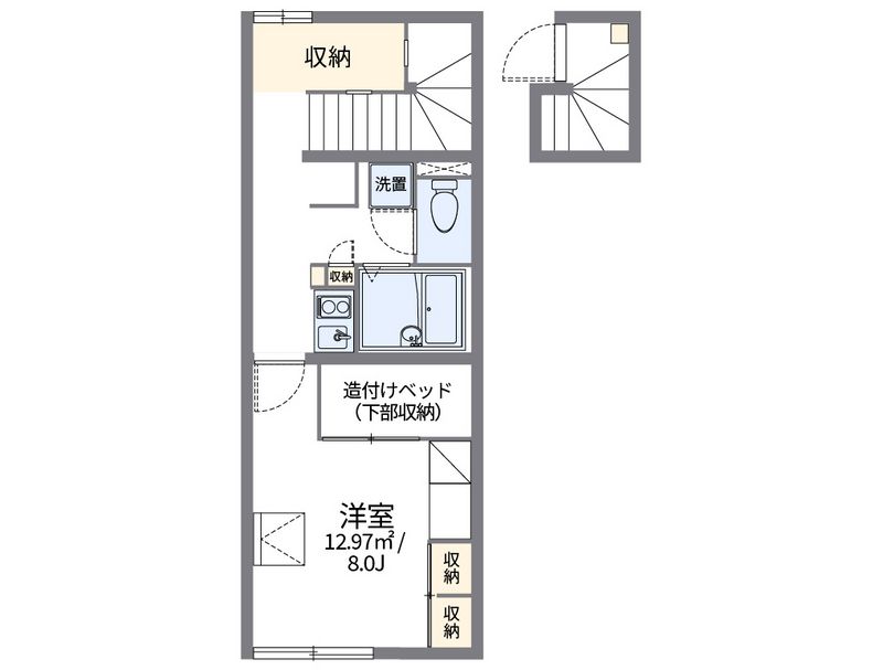 レオパレスＯＧＡＷＡ　Ｙ 間取図