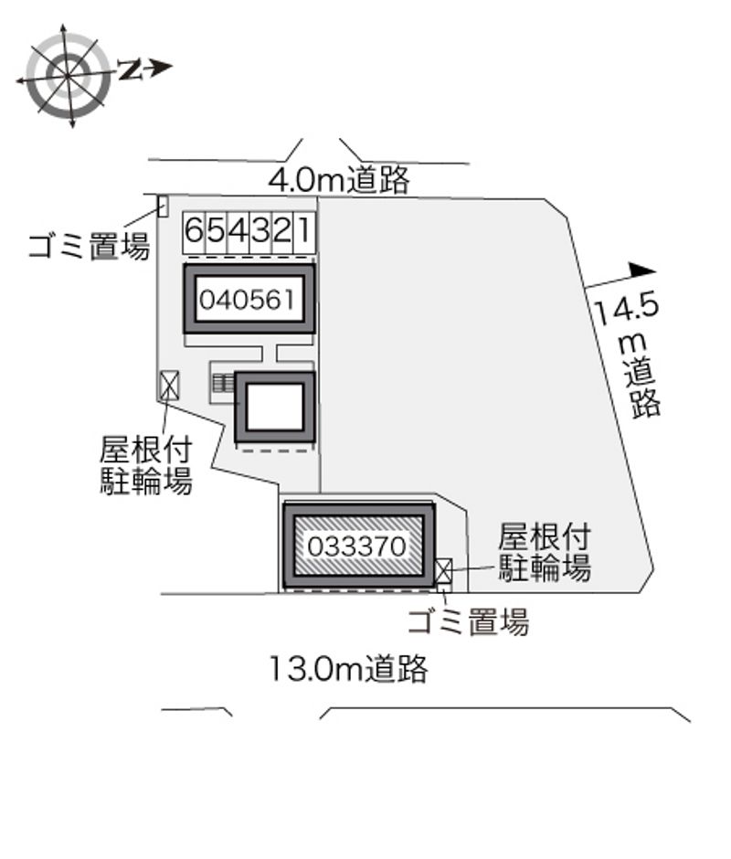 レオパレス野立 配置図