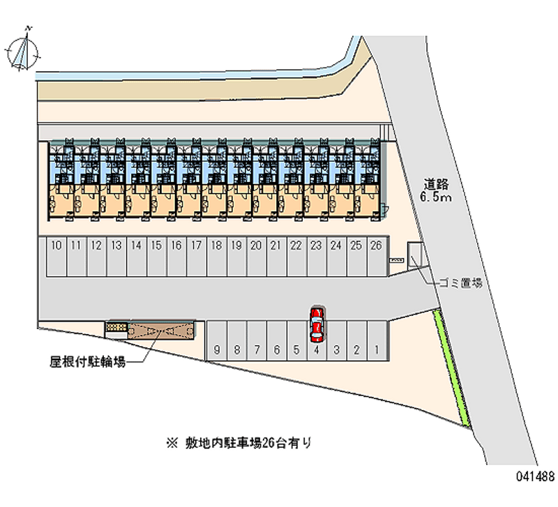 41488 Monthly parking lot