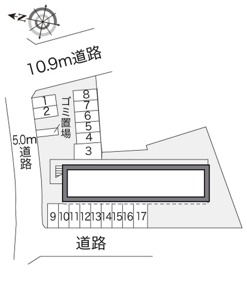 レオパレスエスタ 配置図
