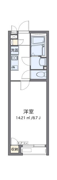 クレイノしろくまＨｏｕｓｅ 間取り図