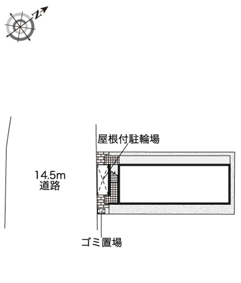 レオパレスＳｅａｆｒｏｎｔ　椿 配置図