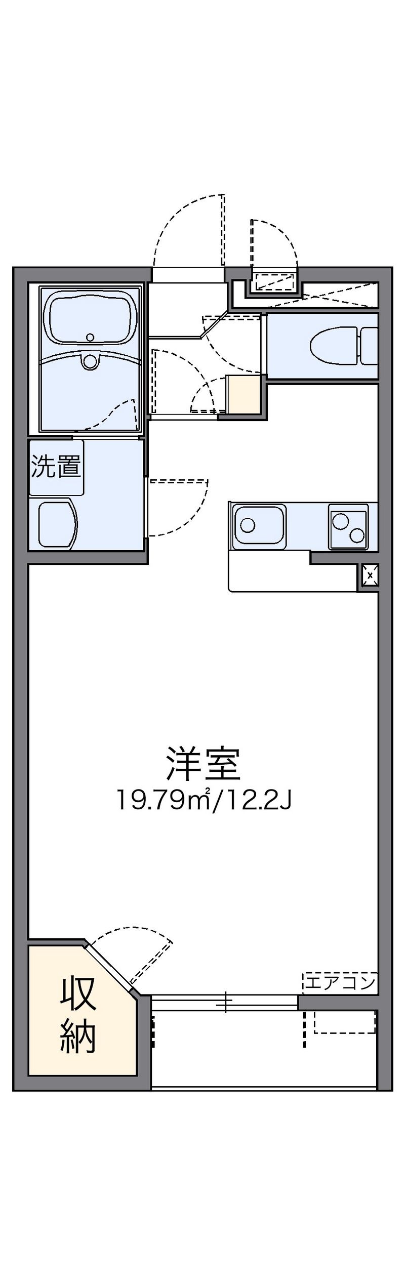 レオネクストＡＫＵＲＡ６ 間取図