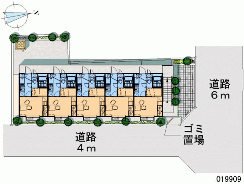 レオパレスＤｕｅ　Ｆｕｄａ 区画図