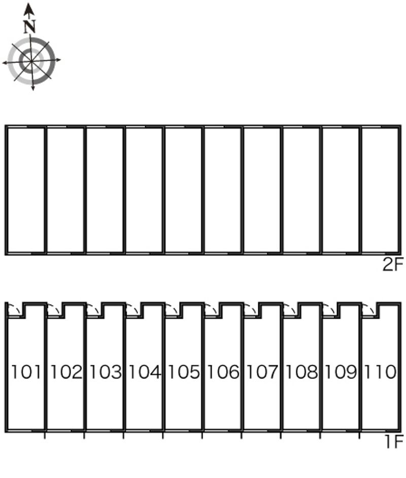 レオネクストフィールグリック 間取り配置図