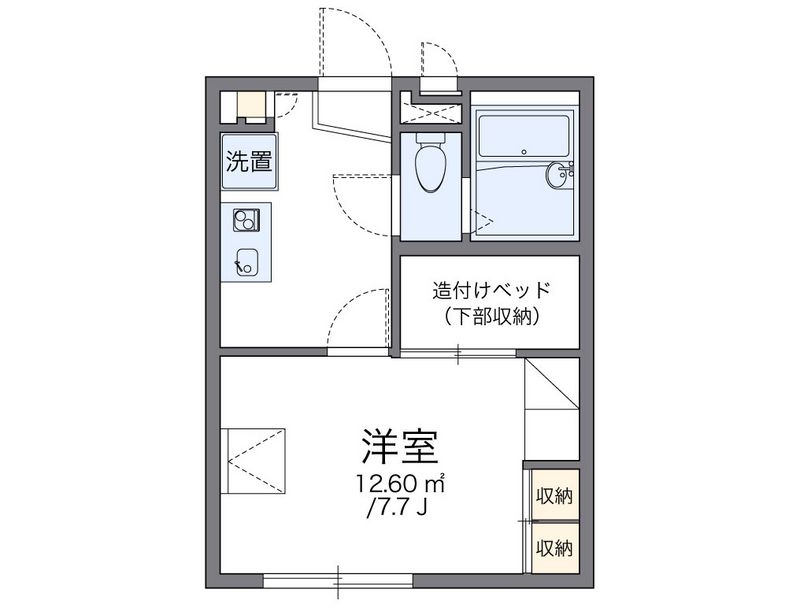 レオパレスピアチェーレ南通り 間取図