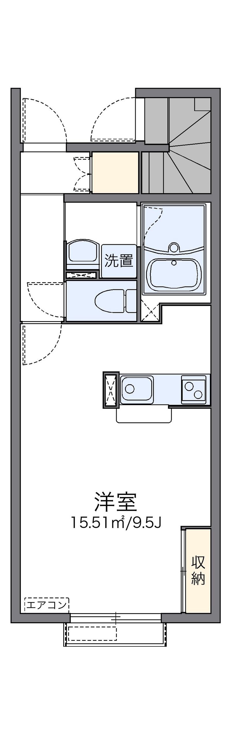 レオネクストセジュールカーサⅣ 間取図