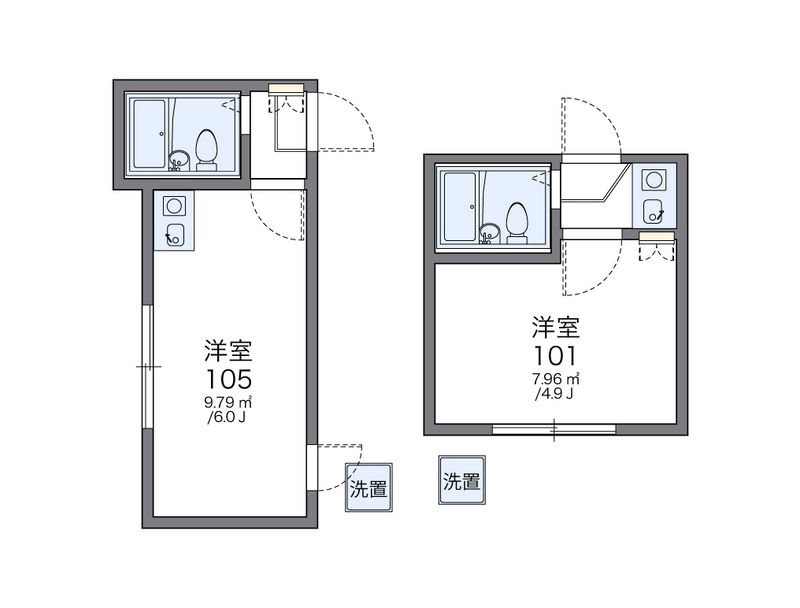 レオパレス白山第２ 間取図