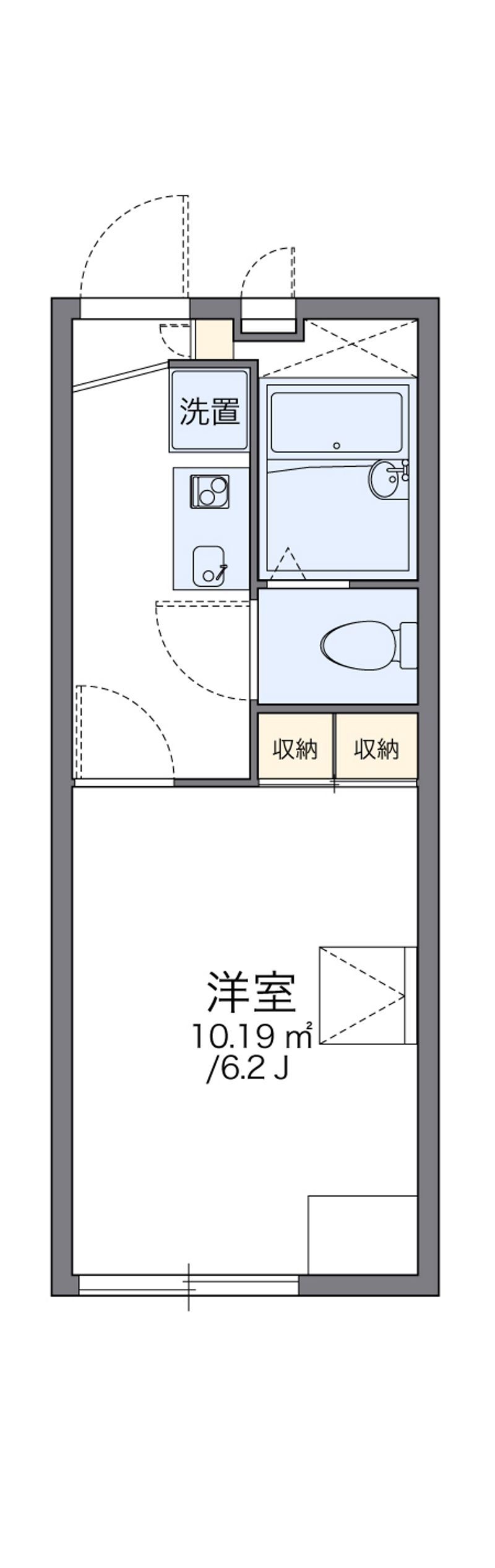 レオパレス高東 間取図