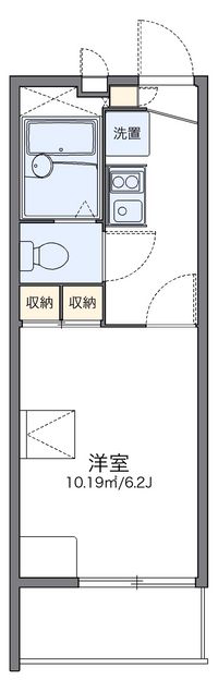 レオパレスブルージュ 間取り図