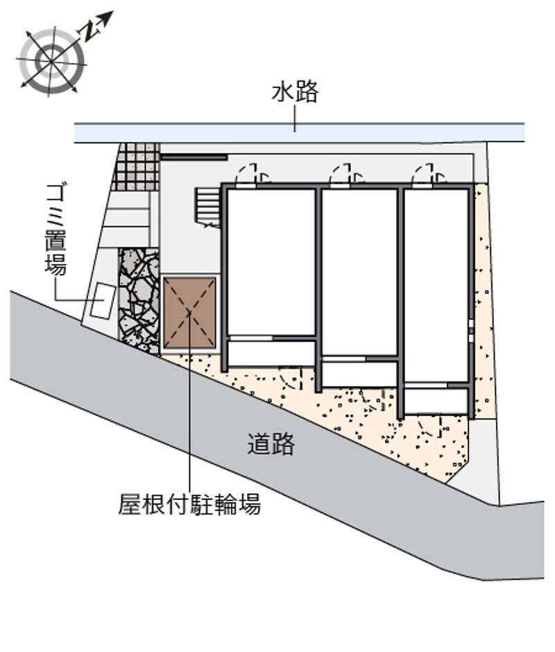 クレイノ池田石橋 配置図