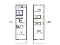 レオパレスグリーンウッドⅡ 間取り図