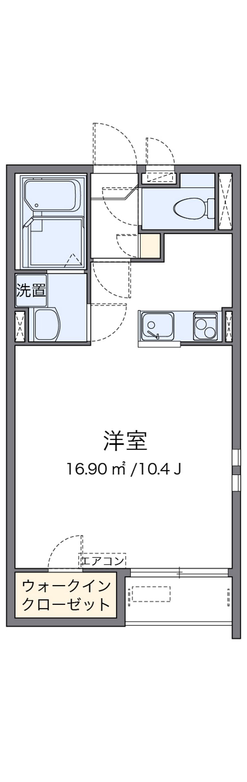 クレイノ宝塚東 間取図