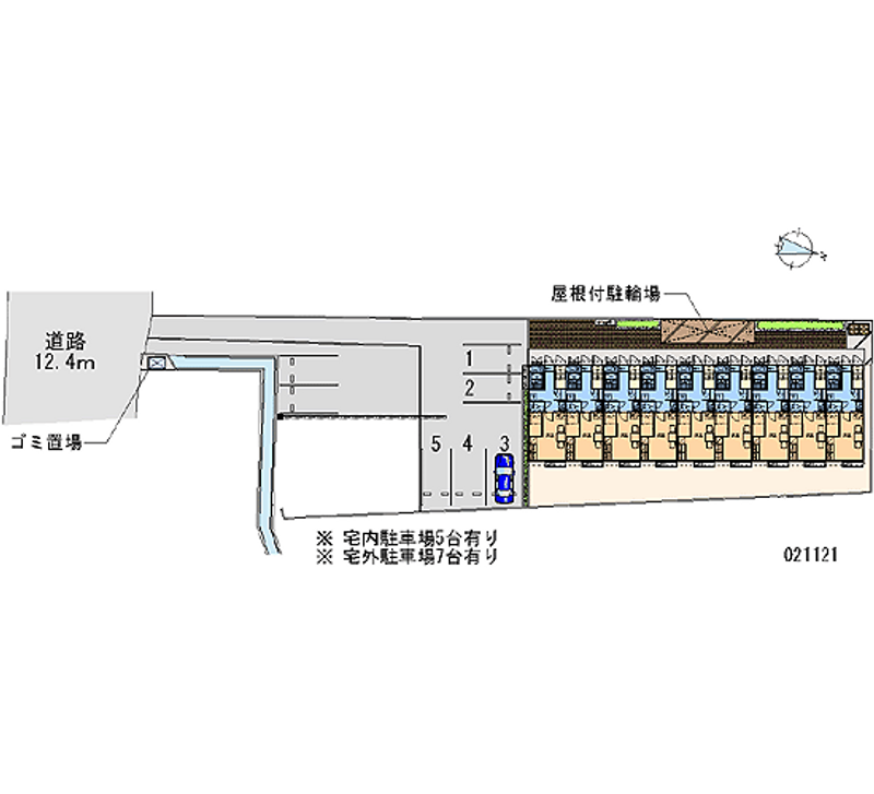 21121 bãi đậu xe hàng tháng