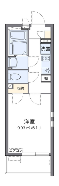 クレイノ栞 間取り図